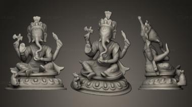 Indian sculptures Ganesha 3d model